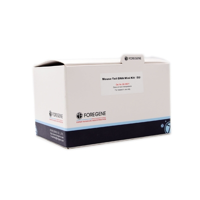 Purificação do ADN do ADN Mini Kit For Genomic da cauda do rato do reagente de laboratório em 1 hora