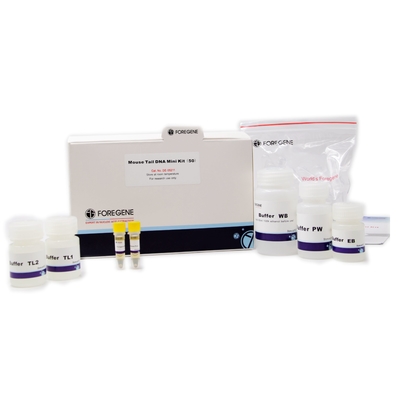 Purificação do ADN do ADN Mini Kit For Genomic da cauda do rato do reagente de laboratório em 1 hora