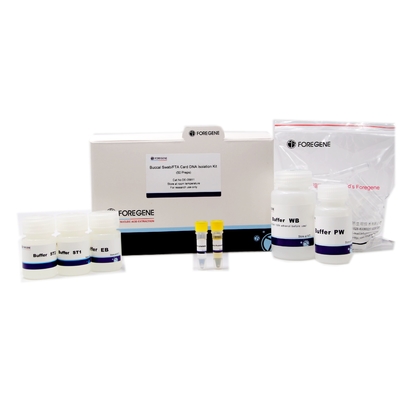 Nenhuns jogos orais do isolamento do ADN do cartão do reagente Swab/FTA da biologia molecular do laboratório da contaminação do RNase