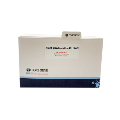 Contaminação do RNase de Kit With No do isolamento do ADN da planta do reagente de laboratório da biologia molecular