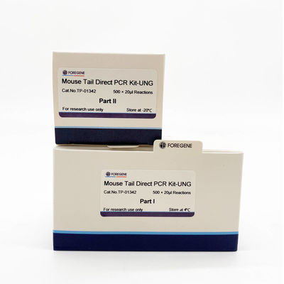 A biologia molecular aperfeiçoou jogos-UNG diretos do PCR da cauda do rato do sistema do PCR para o PCR direto do rato usando o tecido do rato