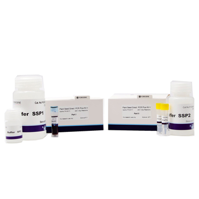 PCR direto da semente da planta mais o jogo I para as sementes da planta que contêm componentes do polisacárido e do Polyphenol