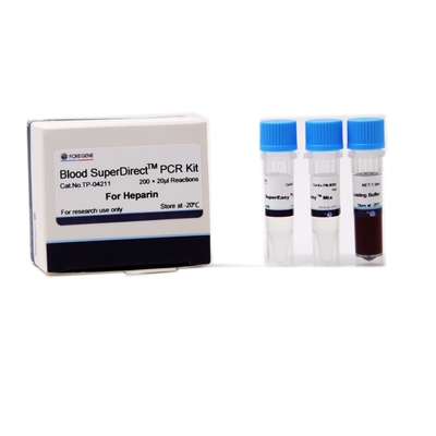 Jogos diretos do PCR do sangue molecular do reagente de bio laboratório com heparina sem purificação do ADN