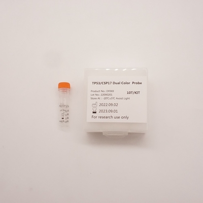 Sonda de duas cores TP53/CSP17 para detectar a anormalidade do gene TP53 humano