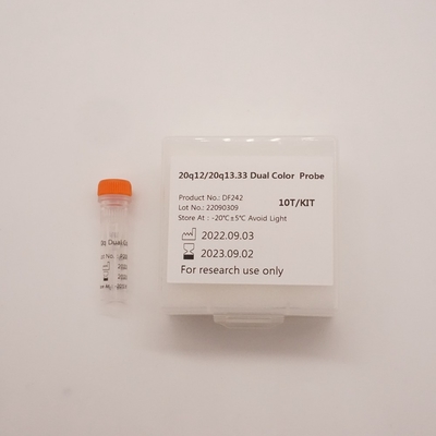 Kit de sonda de peixe de duas cores 20q12/20q13.33 para detectar anormalidades do gene humano 20q