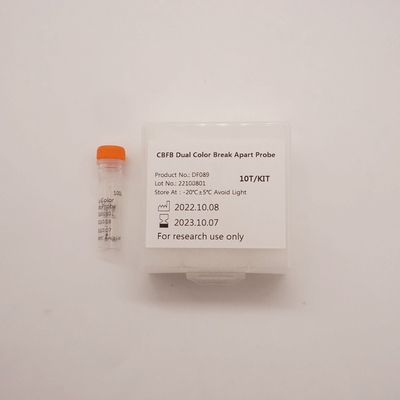Fluorescência In Situ Reagente de hibridização CBFB Sonda separada de duas cores
