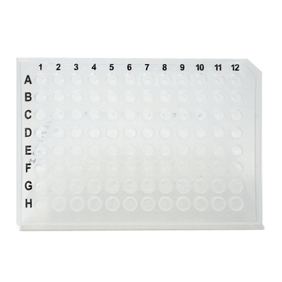 Foregene 10 chapeia a placa boa 100ul 200ul do PCR de Kit Lab Consumables Transparent 96