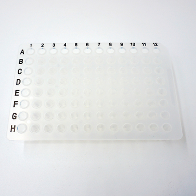 Foregene 10 chapeia a placa boa 100ul 200ul do PCR de Kit Lab Consumables Transparent 96