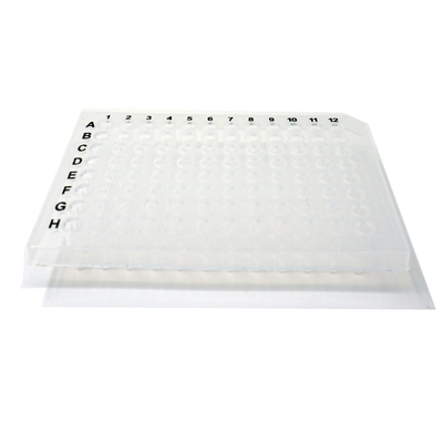 Foregene 10 chapeia a placa boa 100ul 200ul do PCR de Kit Lab Consumables Transparent 96