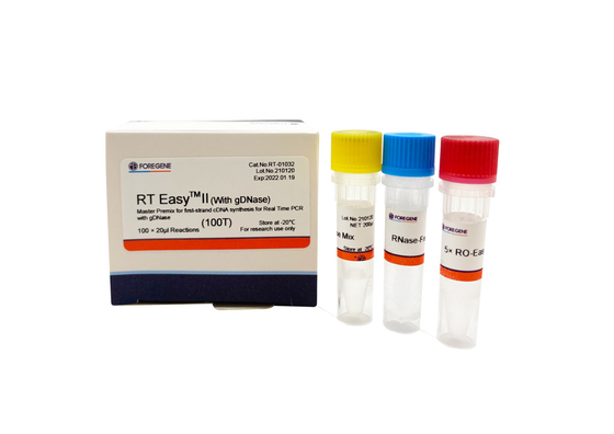 Jogos fáceis rápidos de Transcriptase do reverso II 25T do RT com o DNase para o PCR do tempo real