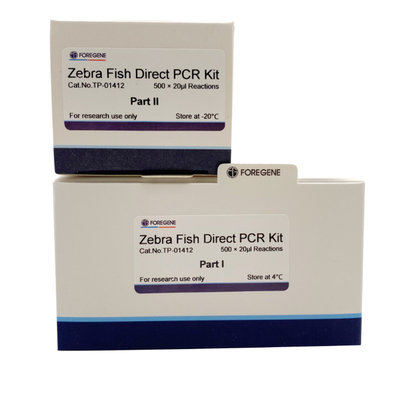 Amostras diretas do PCR Kit For Freshwater Fish Tissues dos peixes da zebra do FP do amortecedor do sistema do PCR