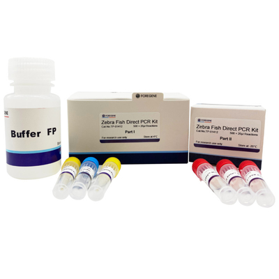 Amostras diretas do PCR Kit For Freshwater Fish Tissues dos peixes da zebra do FP do amortecedor do sistema do PCR