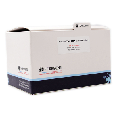 Extração rápida Genomic Kit Isolation 1.25ml X2 do ADN da cauda do rato de Foregene