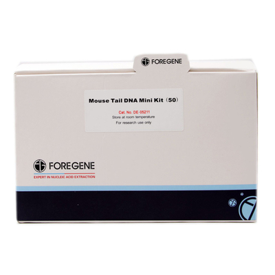 Extração rápida Genomic Kit Isolation 1.25ml X2 do ADN da cauda do rato de Foregene