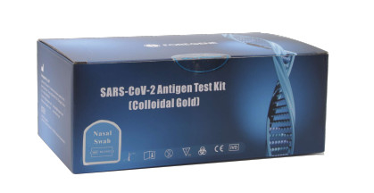 Teste rápido Kit For NP e NS do antígeno de Covid 19 do método coloidal do ouro