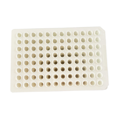 Materiais de consumo descartáveis do laboratório 0,1 Ml nenhumas placas boas do PCR da saia 96
