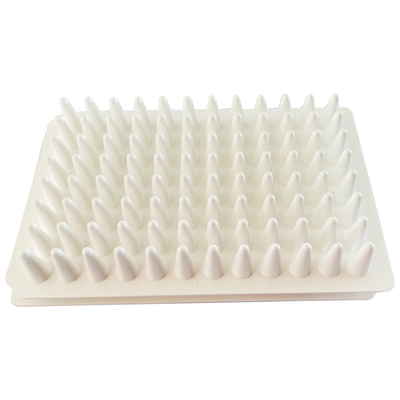 Materiais de consumo descartáveis do laboratório 0,1 Ml nenhumas placas boas do PCR da saia 96