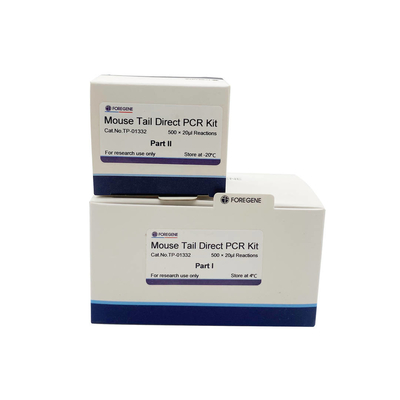 Coluna direta do ADN do PCR Kit By da cauda do rato do reagente de laboratório somente sem contaminação do RNase