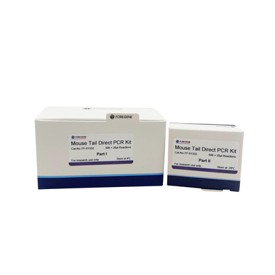 Coluna direta do ADN do PCR Kit By da cauda do rato do reagente de laboratório somente sem contaminação do RNase