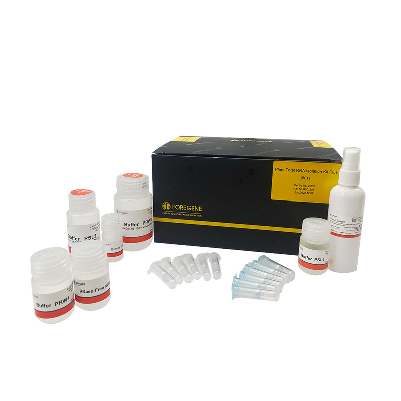 A ELEVAÇÃO total de Kit Plus do isolamento do RNA da coluna da rotação jogos do isolamento no RNA do polisacárido e do Polyphenol gerencie a coluna