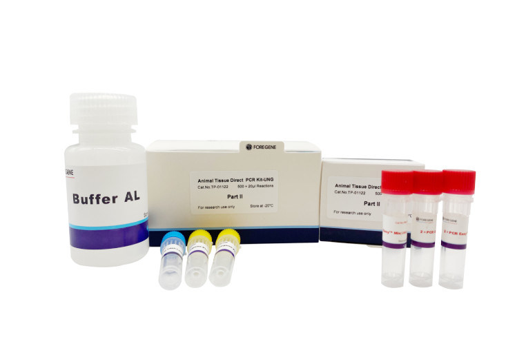 Jogos diretos do PCR do tecido animal de reagente de laboratório que executam o PCR diretamente do tecido animal sem a purificação prévia do ADN