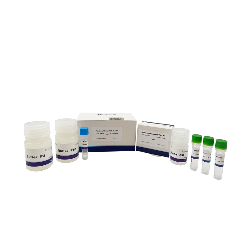 PCR direto da folha da planta mais as folhas da planta de Kit For que contêm componentes altos do polisacárido e do polyphenol