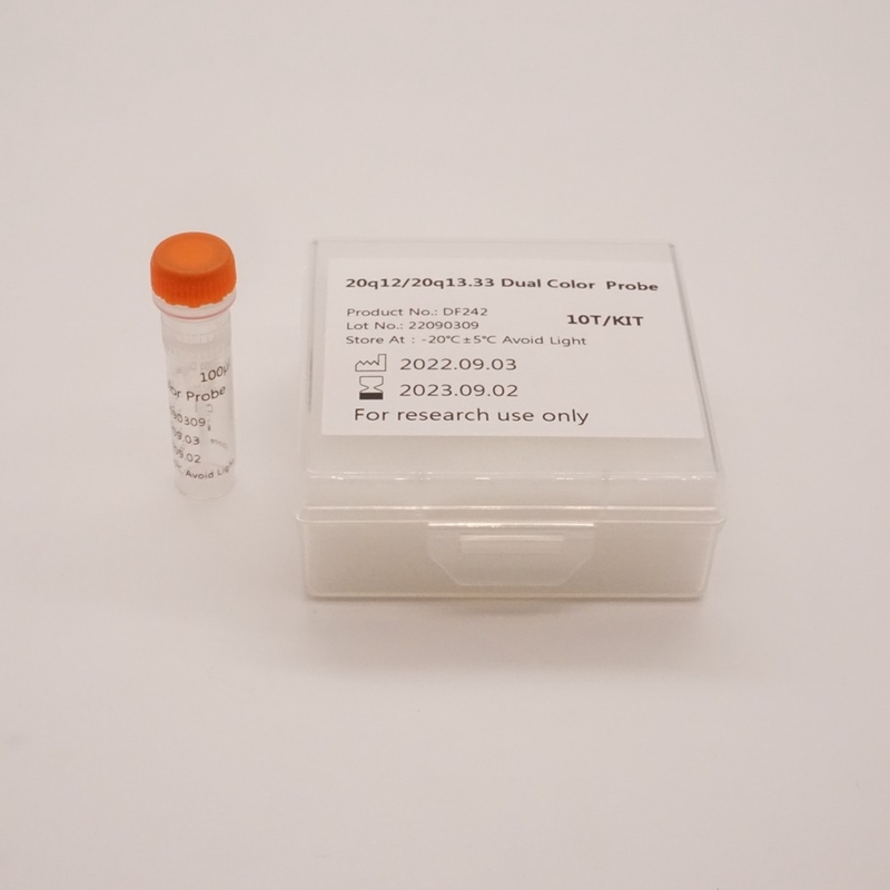Kit de sonda de peixe de duas cores 20q12/20q13.33 para detectar anormalidades do gene humano 20q