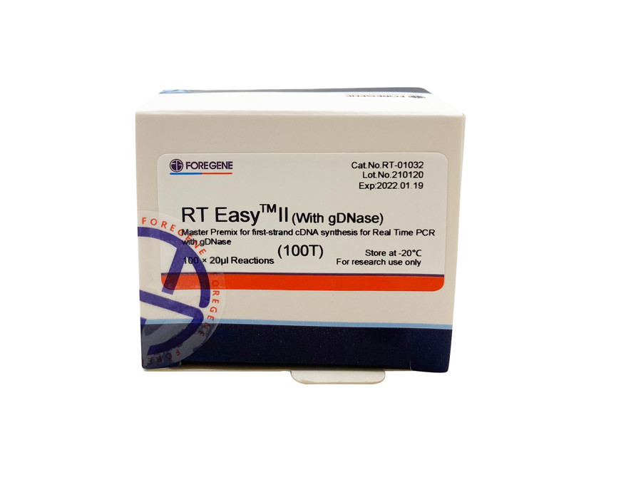 Jogos fáceis rápidos de Transcriptase do reverso II 25T do RT com o DNase para o PCR do tempo real