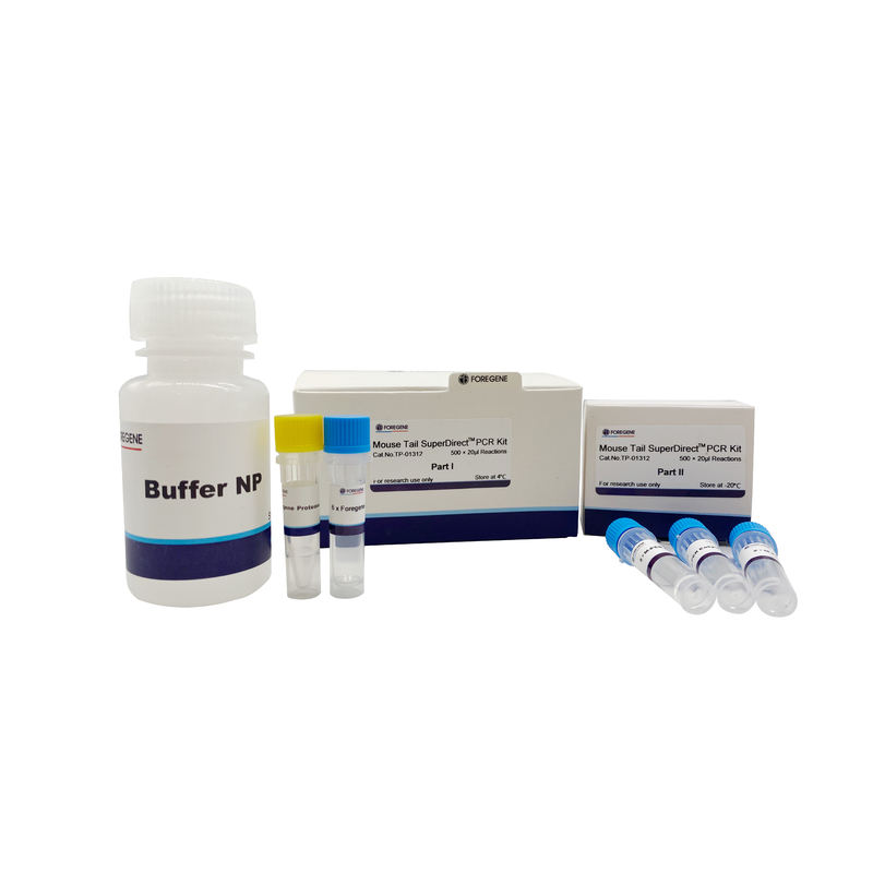 PCR direto super Kit Mouse Tail Direct Kit PCR-UNG TP-01311 TP-01313 do NP do amortecedor
