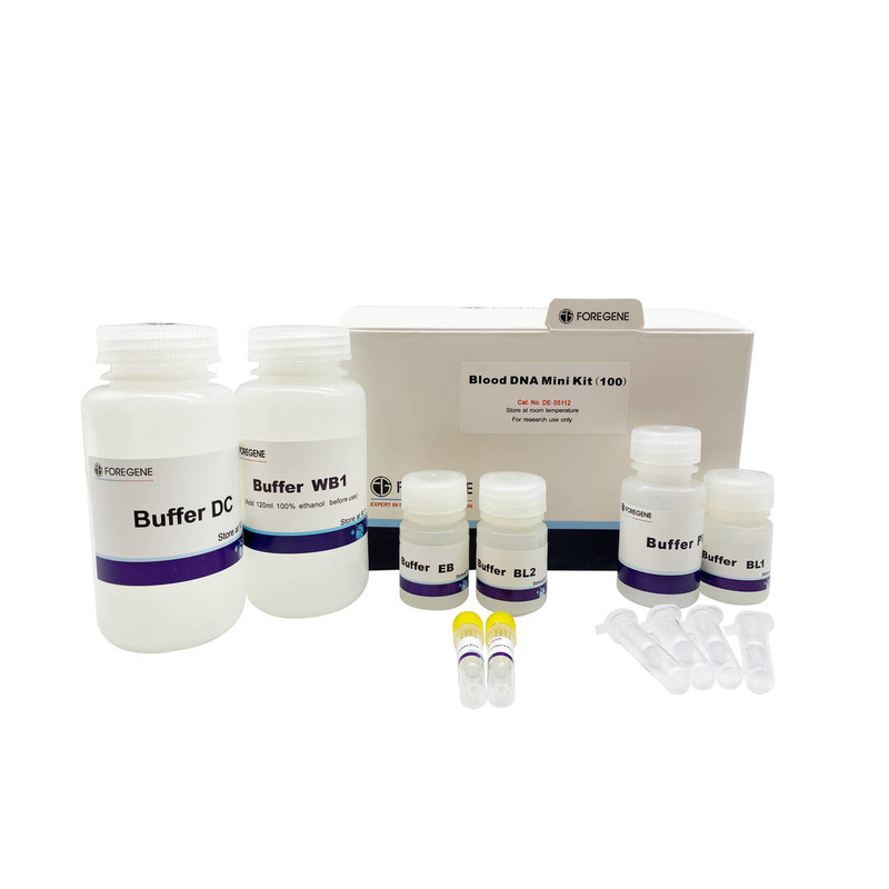 Jogos Genomic do isolamento do ADN da purificação do ADN da extração genomic do ADN das experiências da biologia do sangue inteiro